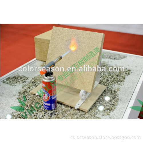 Vermiculite fire board for fireplaces